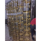 높은 산출 스테인리스 식기 칼붙이 가스 황금 로즈 금 검정 무지개 색깔 PVD 진공 코팅 기계